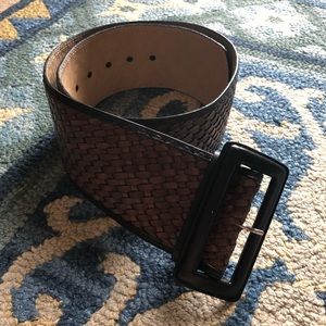 Banana Republic woven leather belt